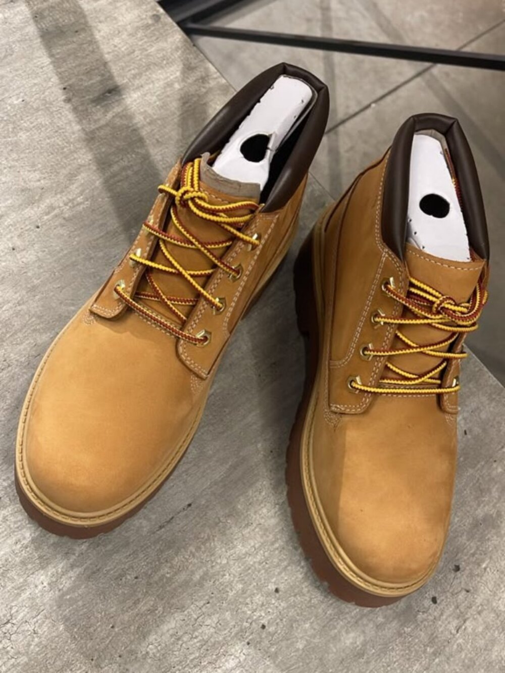 TIMBERLAND WOMEN'S STONE STREET MID LACE WATERPROOF WHEAT NUBUCK 1A5RF9-231